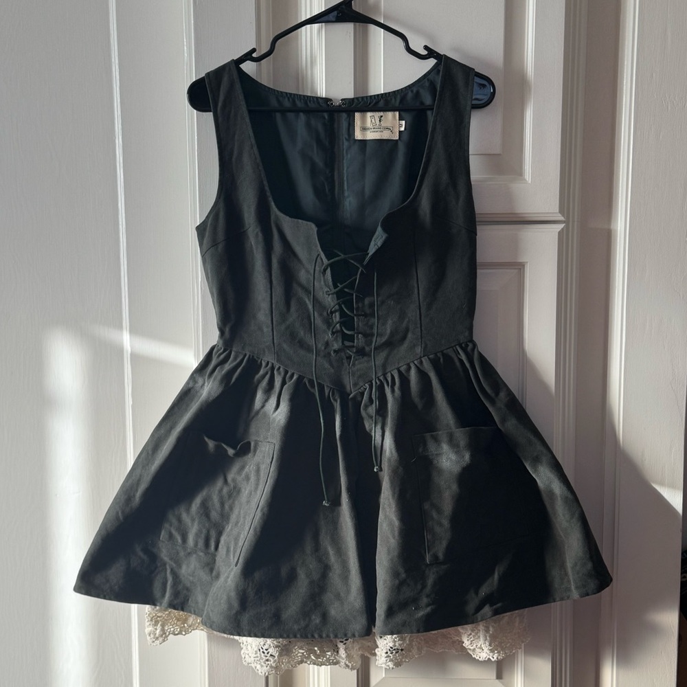 Fashion Brand Company Farm Chores Mini Dress Forest